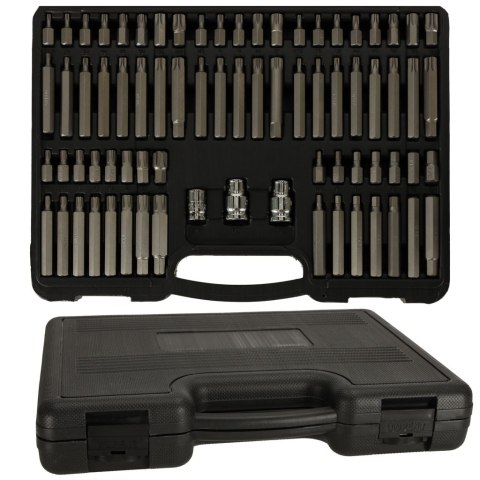 Zestaw Bitów Do Wkrętarki 75el – CrV, Walizka, Torx, Hex, Ribe, Spline Zestaw Bitów Do Wkrętarki 75el – CrV, Walizka, Torx, Hex, Ribe, Spline