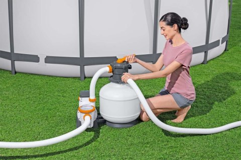 Pompa Piaskowa BESTWAY 58486 FLOWCLEAR 11355L/h + Złączki + Węże Pompa Piaskowa BESTWAY 58486 FLOWCLEAR 11355L/h + Złączki + Węże