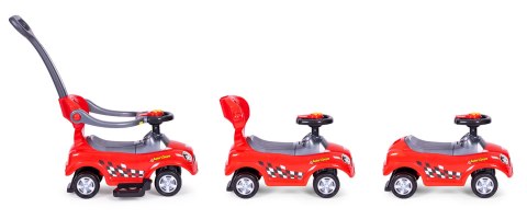Jeździk Autko 3w1 Dla Dzieci – Chodzik, Pchacz Z Rączką i Dźwiękami Jeździk Autko 3w1 Dla Dzieci – Chodzik, Pchacz Z Rączką i Dźwiękami