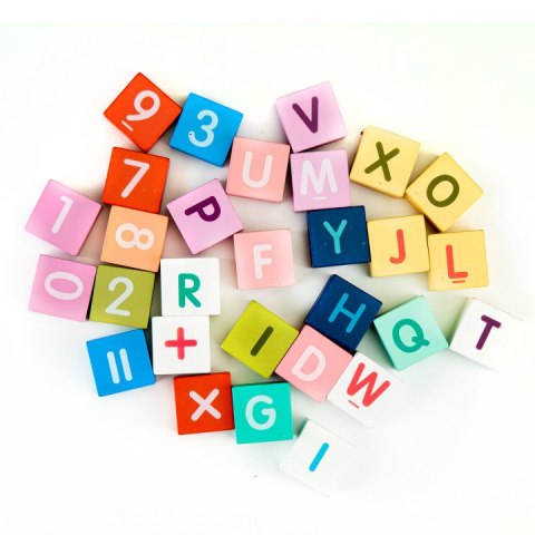 Drewniane Klocki Edukacyjne Miasto z Matą 121 Elementów ECOTOYS Drewniane Klocki Edukacyjne Miasto z Matą 121 Elementów ECOTOYS