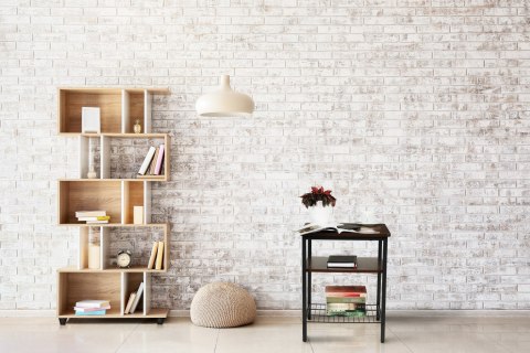 Stolik Kawowy Z Trzema Półkami – Loftowy Design, Metalowy Stelaż ModernHome Stolik Kawowy Z Trzema Półkami – Loftowy Design, Metalowy Stelaż ModernHome