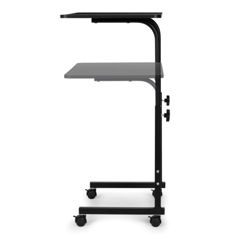 Mobilne Biurko Do Laptopa ModernHome – Regulowana Wysokość, Kółka, Czarny