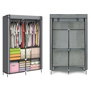 ModernHome Szafa Garderoba Tekstylna Materiałowa 106x43,5x174 cm