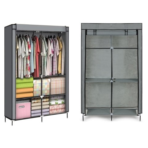 ModernHome Szafa Garderoba Tekstylna Materiałowa 106x43,5x174 cm ModernHome Szafa Garderoba Tekstylna Materiałowa 106x43,5x174 cm