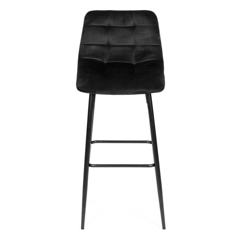 Hoker Stołek Barowy ModernHome Welur – Do Kuchni, Jadalni, Baru, Restauracji