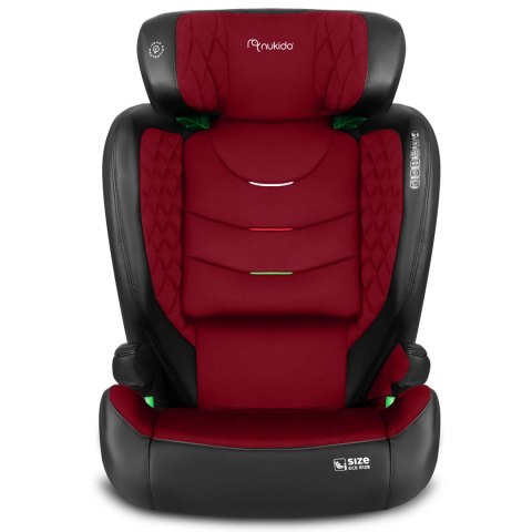 Fotelik samochodowy Nukido Louis ISOFIX i-Size (15-36 kg) - czerwony Fotelik samochodowy Nukido Louis ISOFIX i-Size (15-36 kg) - czerwony