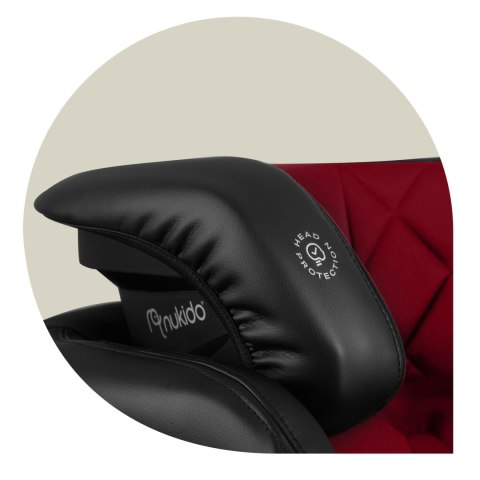 Fotelik samochodowy Nukido Louis ISOFIX i-Size (15-36 kg) - czerwony Fotelik samochodowy Nukido Louis ISOFIX i-Size (15-36 kg) - czerwony