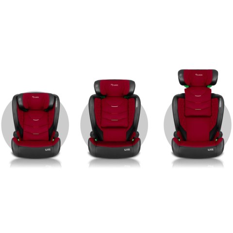 Fotelik samochodowy Nukido Louis ISOFIX i-Size (15-36 kg) - czerwony Fotelik samochodowy Nukido Louis ISOFIX i-Size (15-36 kg) - czerwony