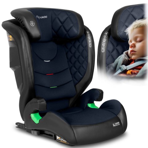 Fotelik samochodowy Nukido Louis ISOFIX i-Size (15-36 kg) - granatowy Fotelik samochodowy Nukido Louis ISOFIX i-Size (15-36 kg) - granatowy