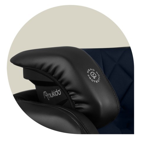 Fotelik samochodowy Nukido Louis ISOFIX i-Size (15-36 kg) - granatowy Fotelik samochodowy Nukido Louis ISOFIX i-Size (15-36 kg) - granatowy