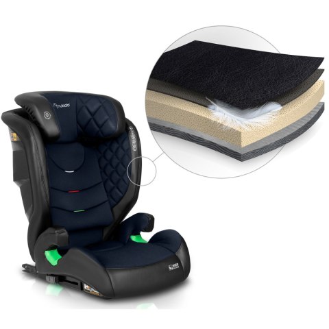 Fotelik samochodowy Nukido Louis ISOFIX i-Size (15-36 kg) - granatowy Fotelik samochodowy Nukido Louis ISOFIX i-Size (15-36 kg) - granatowy