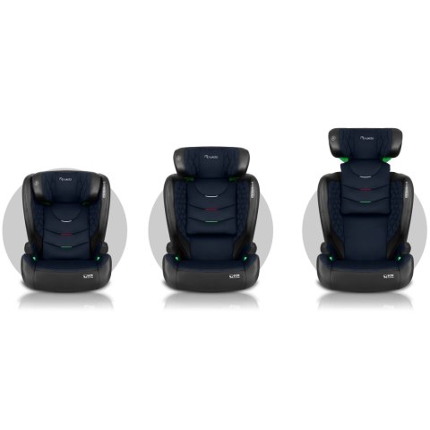 Fotelik samochodowy Nukido Louis ISOFIX i-Size (15-36 kg) - granatowy Fotelik samochodowy Nukido Louis ISOFIX i-Size (15-36 kg) - granatowy
