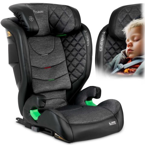 Fotelik samochodowy Nukido Louis ISOFIX i-Size (15-36 kg) - szary Fotelik samochodowy Nukido Louis ISOFIX i-Size (15-36 kg) - szary