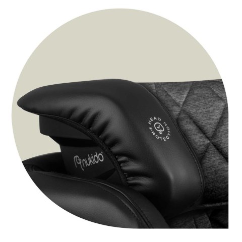 Fotelik samochodowy Nukido Louis ISOFIX i-Size (15-36 kg) - szary Fotelik samochodowy Nukido Louis ISOFIX i-Size (15-36 kg) - szary