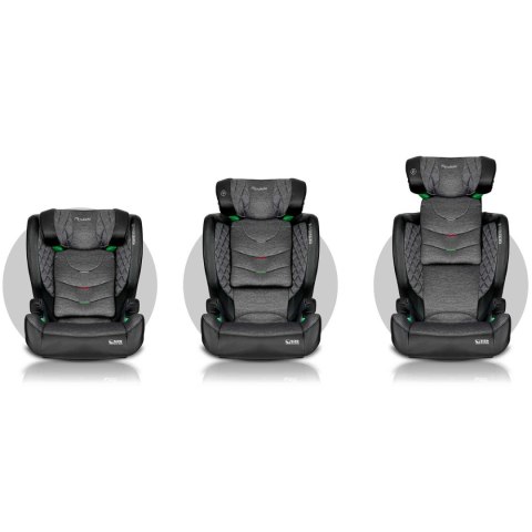 Fotelik samochodowy Nukido Louis ISOFIX i-Size (15-36 kg) - szary Fotelik samochodowy Nukido Louis ISOFIX i-Size (15-36 kg) - szary