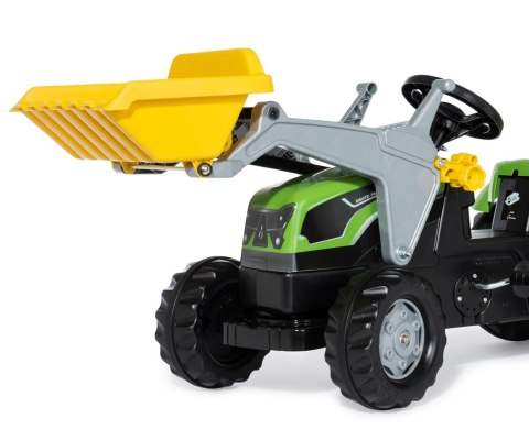 Rolly Toys 023196 Traktor Rolly Kid Deutz Fahir 5115G TB z łyżka i przyczepą