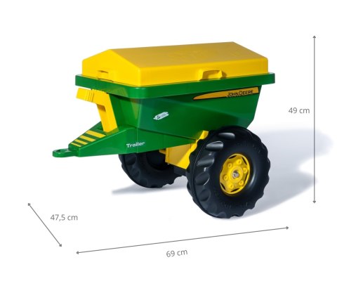 Rolly Toys 125111 Przyczepa Rolly Streumax piaskarka John Deere