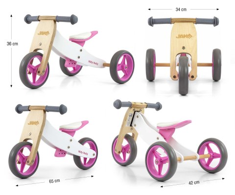Pojazd Jake Classic Pink Milly Mally Pojazd Jake Classic Pink Milly Mally