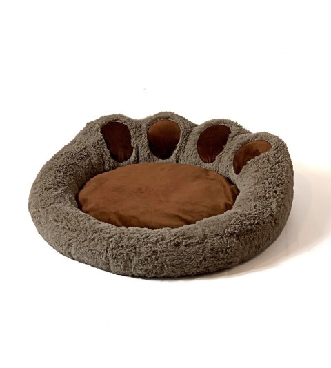 GO GIFT Łapa Legowisko dla psa i kota L - brązowy - 55x55 cm - 3 rozmiary GO GIFT Łapa Legowisko dla psa i kota L - brązowy - 55x55 cm - 3 rozmiary