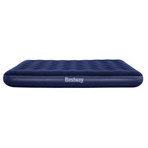 Materac Dmuchany Welurowy Dwuosobowy Bestway 67004 KING 203x183x22