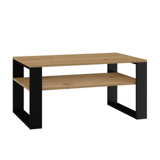 Ława Stolik Kawowy Modern Dąb Artisan – Czerń