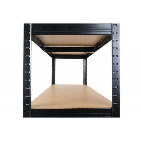 Regał Magazynowy 180x90x30 cm – Stal Ocynkowana, MDF Regał Magazynowy 180x90x30 cm – Stal Ocynkowana, MDF