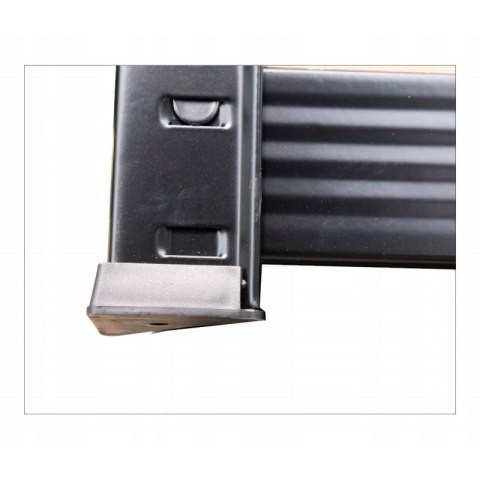 Regał Magazynowy 180x90x30 cm – Stal Ocynkowana, MDF Regał Magazynowy 180x90x30 cm – Stal Ocynkowana, MDF