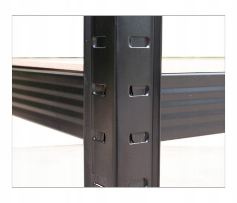 Regał Magazynowy 180x90x40 cm – Stal Ocynkowana, MDF Regał Magazynowy 180x90x40 cm – Stal Ocynkowana, MDF