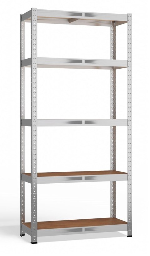 Regał Magazynowy 150x70x30 cm – Stal Ocynkowana, MDF Regał Magazynowy 150x70x30 cm – Stal Ocynkowana, MDF