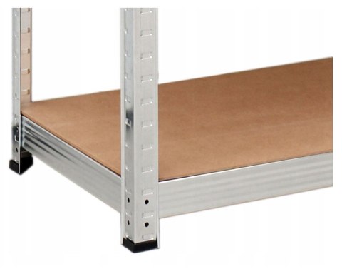 Regał Magazynowy 150x70x30 cm – Stal Ocynkowana, MDF Regał Magazynowy 150x70x30 cm – Stal Ocynkowana, MDF