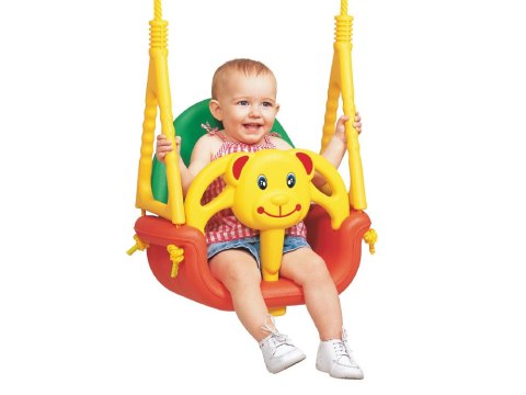 Huśtawka kubełkowa modułowa 3w1 Edu-Play Jumbo - do domu i ogrodu Huśtawka kubełkowa modułowa 3w1 Edu-Play Jumbo - do domu i ogrodu