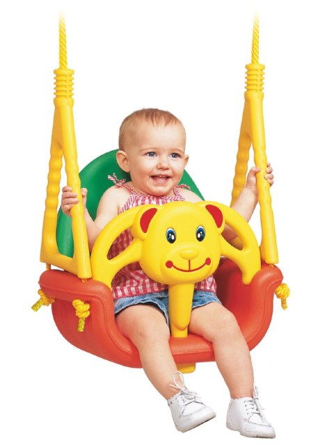 Huśtawka kubełkowa modułowa 3w1 Edu-Play Jumbo - do domu i ogrodu Huśtawka kubełkowa modułowa 3w1 Edu-Play Jumbo - do domu i ogrodu