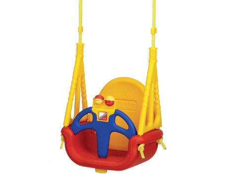 Huśtawka kubełkowa modułowa 3w1 Edu-Play Jumbo - do domu i ogrodu Huśtawka kubełkowa modułowa 3w1 Edu-Play Jumbo - do domu i ogrodu