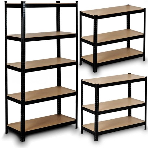 REGAŁ METALOWY MAGAZYNOWY 150x75x30cm 750kg 2w1 REGAŁ METALOWY MAGAZYNOWY 150x75x30cm 750kg 2w1
