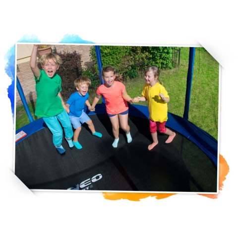 Trampolina ogrodowa 13ft/404cm z siatką zewnętrzną i drabinką Neo-Sport Trampolina ogrodowa 13ft/404cm z siatką zewnętrzną i drabinką Neo-Sport
