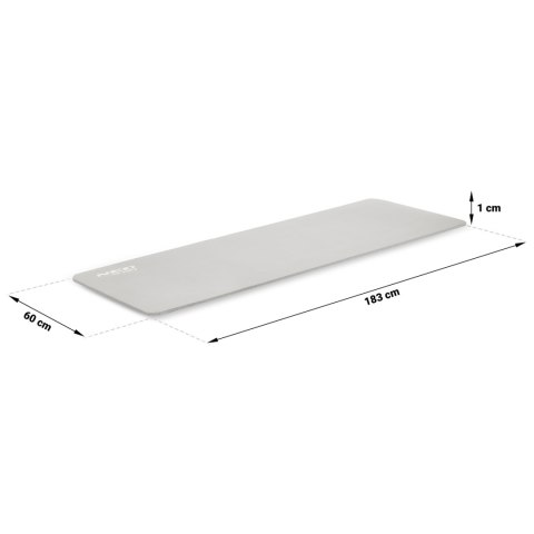 Mata do Ćwiczeń i Jogi 183 x 60 cm Neo-Sport - szara Mata do Ćwiczeń i Jogi 183 x 60 cm Neo-Sport - szara