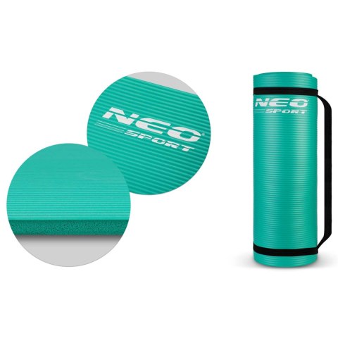 Gruba Mata do Ćwiczeń Jogi i Fitnesu Neo-Sport 183 x 60 cm Gruba Mata do Ćwiczeń Jogi i Fitnesu Neo-Sport 183 x 60 cm