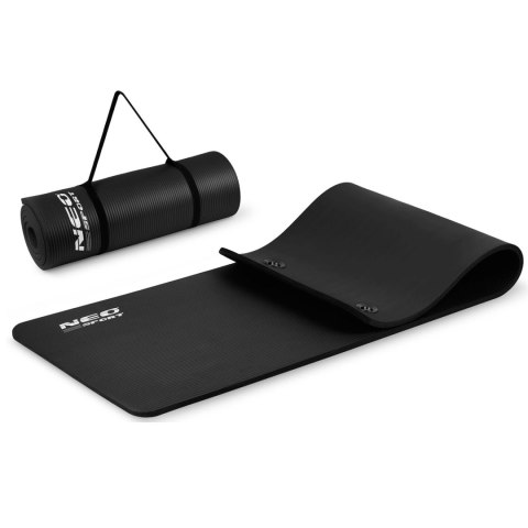 Gruba Mata do Ćwiczeń i Jogi Neo-Sport 183 x 60 x 1,5 cm – Czarna Gruba Mata do Ćwiczeń i Jogi Neo-Sport 183 x 60 x 1,5 cm – Czarna