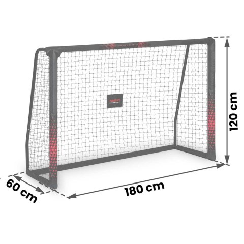 Bramka Do Piłki Nożnej Neo-Sport – 180x120x60 cm, Stalowa, Pokrowiec