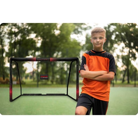 Bramka Do Piłki Nożnej Neo-Sport – 180x120x60 cm, Stalowa, Pokrowiec