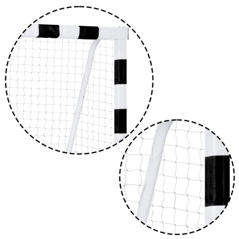 Bramka Piłkarska Neo-Sport – Czarno-Biała, Stalowa, 180x120x60 cm Bramka Piłkarska Neo-Sport – Czarno-Biała, Stalowa, 180x120x60 cm
