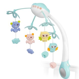 Interaktywna Karuzela do Łóżeczka z Lampką LED i Muzyką - Ricokids