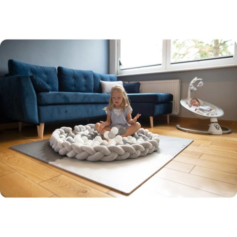 Otulacz do łóżeczka Ricokids – pleciony ochraniacz warkocz 3m miętowo-różowo-fioletowy Otulacz do łóżeczka Ricokids – pleciony ochraniacz warkocz 3m miętowo-różowo-fioletowy