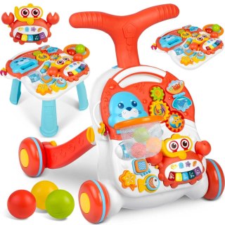 Pchacz, stolik i interaktywna tablica edukacyjna 5w1 RicoKids
