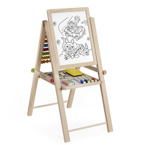 Wielofunkcyjna Tablica Edukacyjna Ricokids – Magnetyczna, Kredowa, Z Liczydłem Wielofunkcyjna Tablica Edukacyjna Ricokids – Magnetyczna, Kredowa, Z Liczydłem