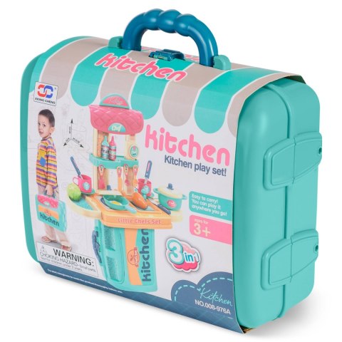 MINI kuchnia w walizce dla dzieci 3w1 - Ricokids MINI kuchnia w walizce dla dzieci 3w1 - Ricokids
