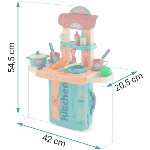 MINI kuchnia w walizce dla dzieci 3w1 - Ricokids MINI kuchnia w walizce dla dzieci 3w1 - Ricokids