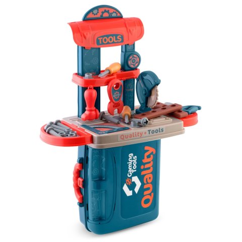 MINI Zestaw Majsterkowicza 3w1: Warsztat, Walizka, Stół Roboczy MINI Zestaw Majsterkowicza 3w1: Warsztat, Walizka, Stół Roboczy