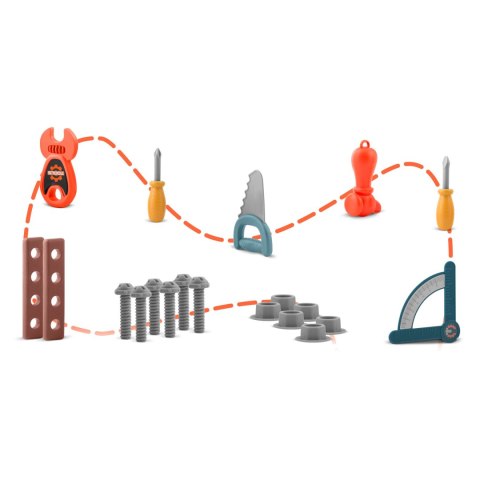 MINI Zestaw Majsterkowicza 3w1: Warsztat, Walizka, Stół Roboczy MINI Zestaw Majsterkowicza 3w1: Warsztat, Walizka, Stół Roboczy