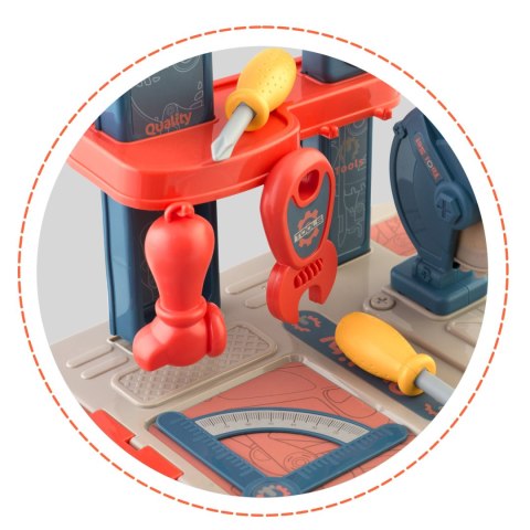 MINI Zestaw Majsterkowicza 3w1: Warsztat, Walizka, Stół Roboczy MINI Zestaw Majsterkowicza 3w1: Warsztat, Walizka, Stół Roboczy